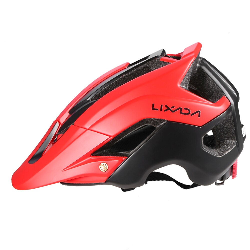 Lixada Mountainbike Fietsen Fiets Helm Sport Veiligheid Beschermende Helm 13 Vents MTB Fietsen Bike Sport Veiligheid Helm: Dark Grey