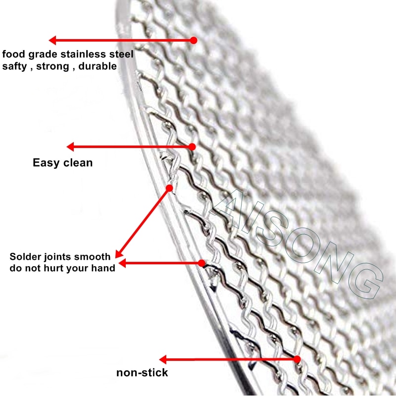 round Charcol kamado grill circular grill barbecue net bbq grill rack,carbon bake bbq net grill meshes,grill net