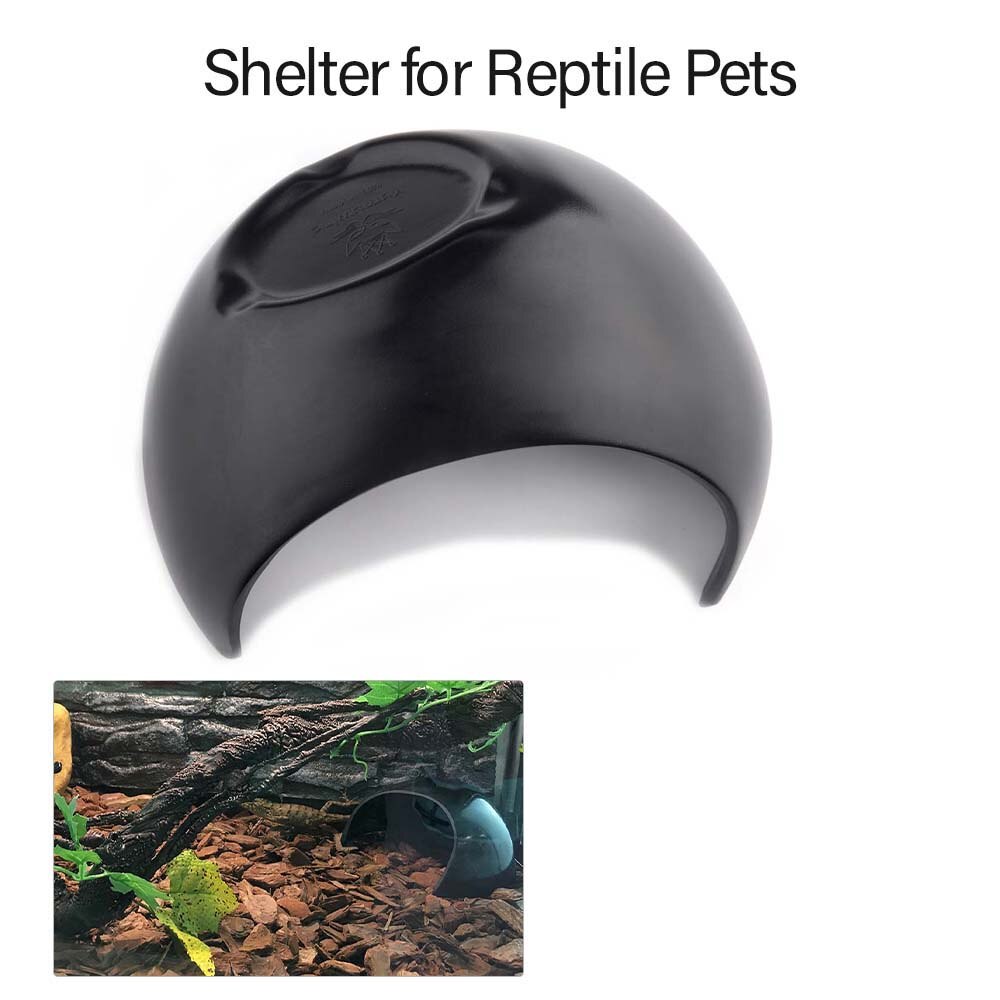 Reptile Shelter Hiding Cave Habitat for Lizards Frogs Snakes Shrimp Spider Other Reptile Hiding Cave Pet Case Decoration: Default Title