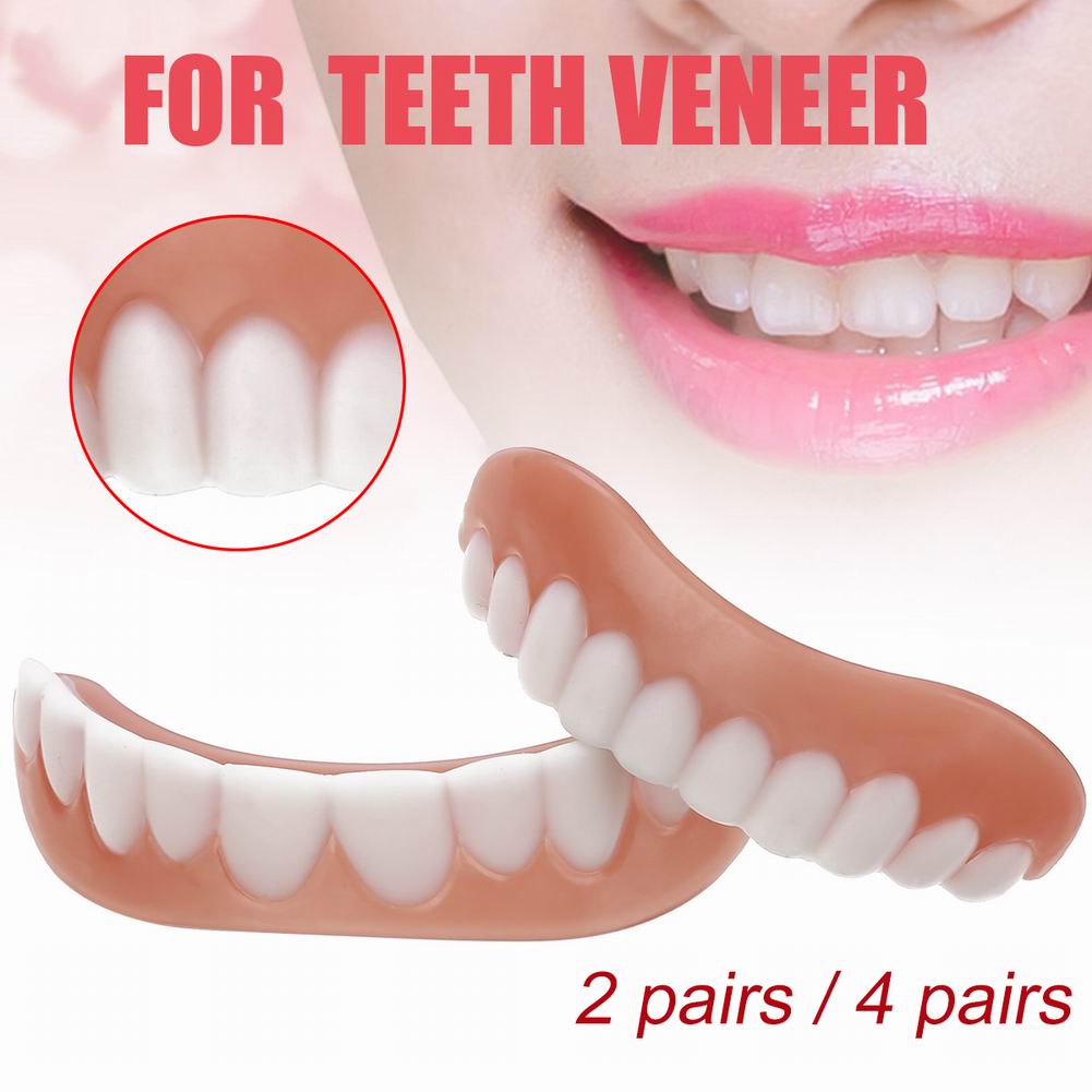 Dentaduras cosméticas para mujeres y hombres, cuidado bucal, belleza, superior/inferior