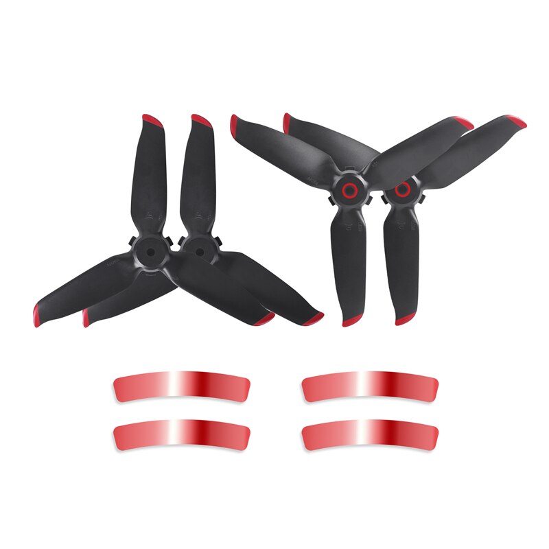 Quick Release 5328S Propellers for DJI FPV Combo Props Paddle Blade Replacement Wing Fan Spare Part for DJI FPV Drone Accessory: 2 pairs red