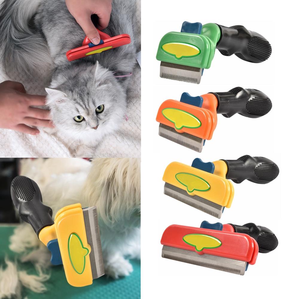 Cepillo para quitar el pelo Manual, peine para perros, rastrillo, herramienta de Limpieza del cabello, peine de depilación para perros, gatos, productos para mascotas