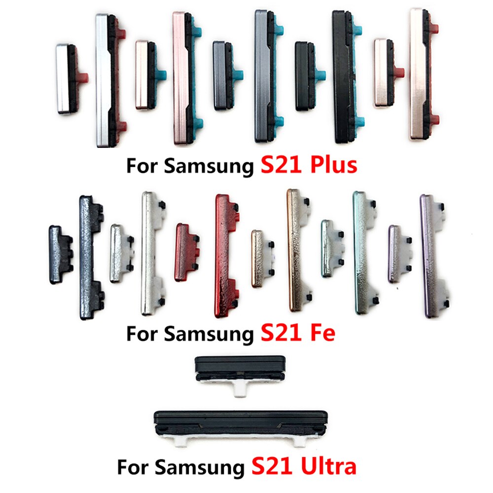 Mobil Telefoon Zijknop Key Power + Volume Voor Samsung S21 Plus / S20 Fe / S20 Ultra Power Knop