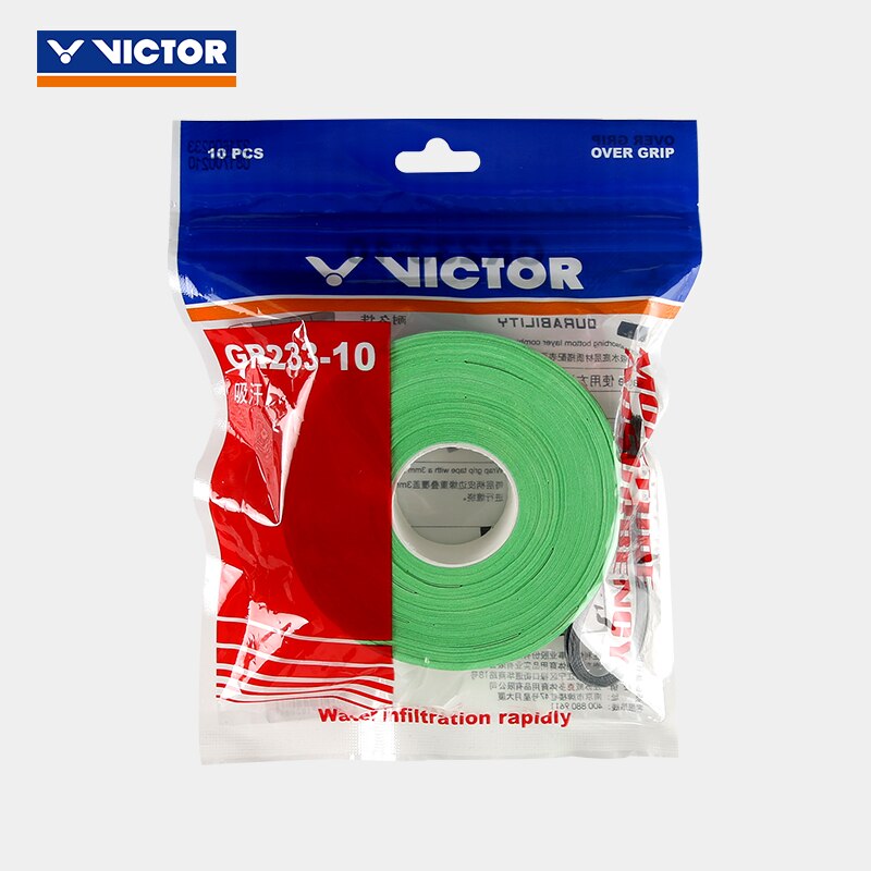 Victor Badminton Antislip Slijtvaste Overgrip Buitenste Grip Zweet-Absorberende SoftGR233-10