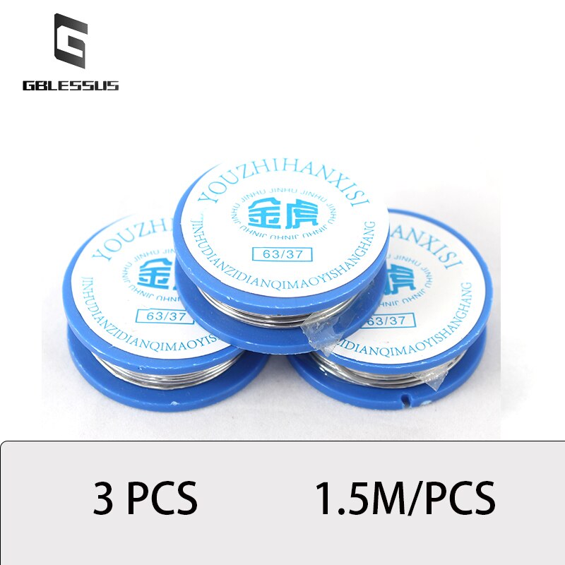 1.0mm Portable Solder Wire 0.5mm 0.6mm 0.8mm Repair Soldering Lead-Free Rosin Solder Wire Low Melting Point Silver 50g