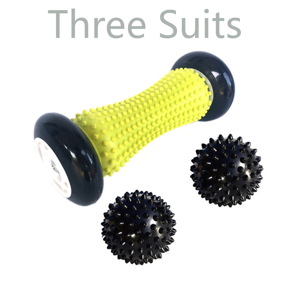 H&S Foot Massage Ball Roller - Muscle Roller Stick For Fascia And Feet - Silicone Exercise Roller Massager With Nubs For Stress Relief And Relaxation - Grey - View #10