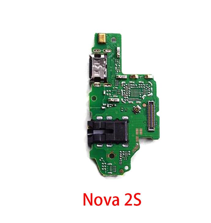 Usb ladeport dock-kontakt flex kabel med mikrofon for huawei nova 2 plus 2s 3 3i 3e 4 4e 5 5i pro usb-kort: Nova 2s