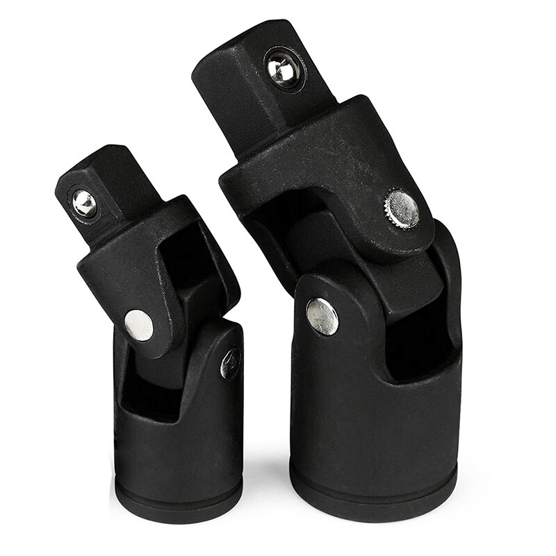 Kogelgewricht Impact Socket Set | 3Pc 1/4 Inch 3/8 Inch 1/2 Inch Drive Universal Carbon Staal Kruiskoppeling slagmoersleutel