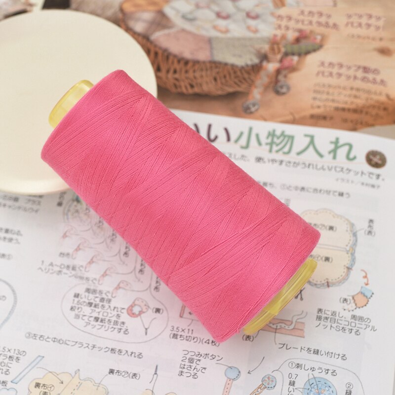 machine sewing garment sewing machine sewing accessories DIY manual 3000 yards: Yellow