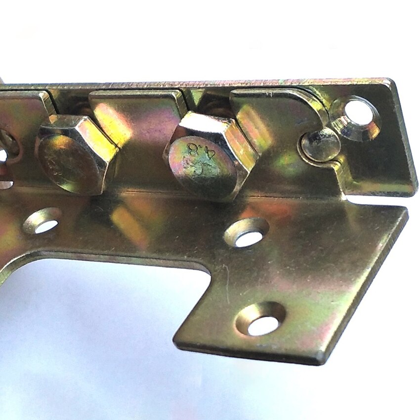 Bed Rail Brackets Set Heavy Duty Bed Rail Fittings Wooden Bed Frame Connectors Fastener with Screws for Headboards Footboards