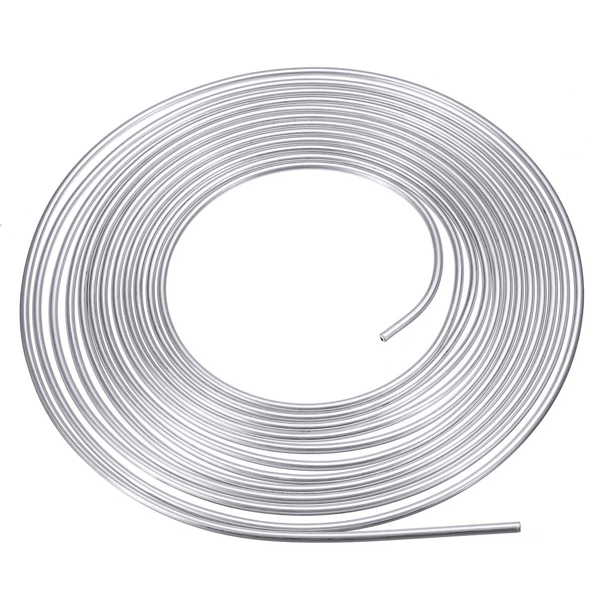 25ft 7.62m rullrörsspole  of 3/16 ''od koppar nickel/zink bromsslangledning rör rör rostbeständig m / 15/16x hanmuttrar: Zink
