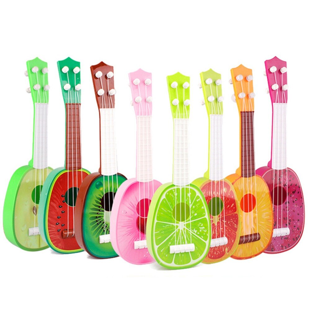 32CM Children Kids Learn Guitar 4 String Ukulele Cute Mini Fruit Can Play Musical Instruments Kid #262381