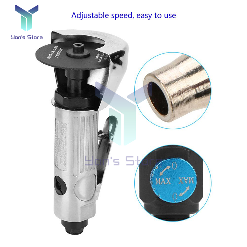 Pneumatic Metal Cutting Machine Cut Off Grinders Adjustable Round High Speed Sanding Pad Air Cutter Pneumatic Cutting Machine