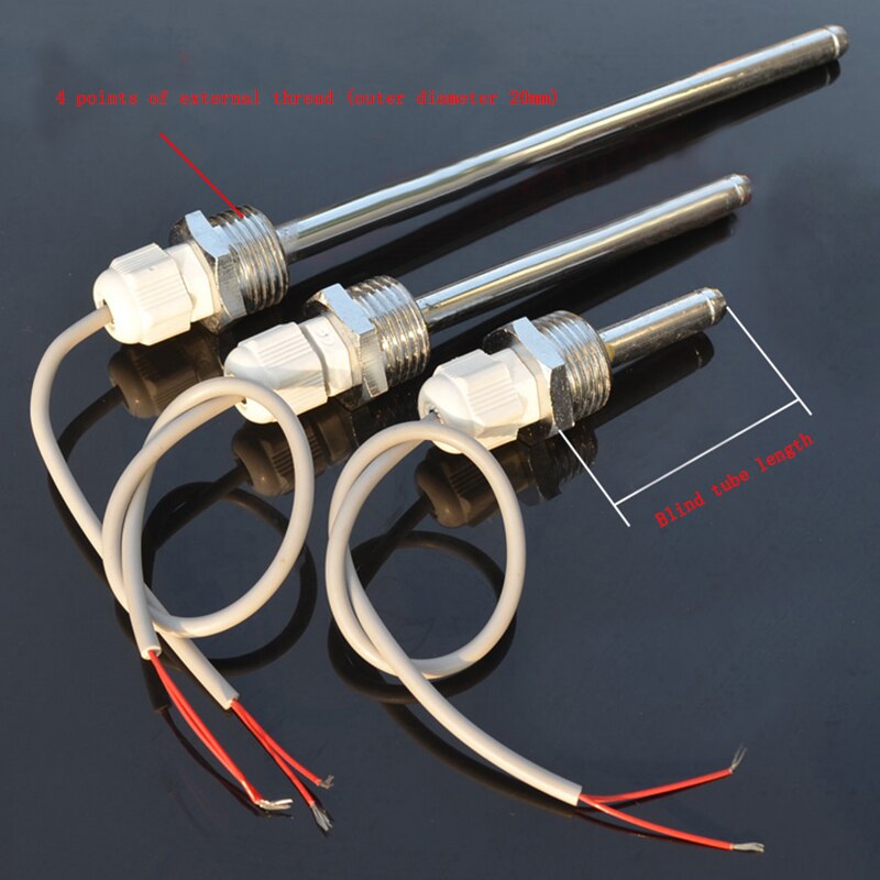Convenience temperature blind tube for temperature measurement temperature sensors stainless steel