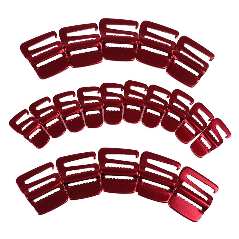 10Pcs Draagbare Rugzak Snelle Binding Gesp Bagage Pakket Aanscherping Gesp Tent Touw Spanner Haak Outdoor Gereedschap