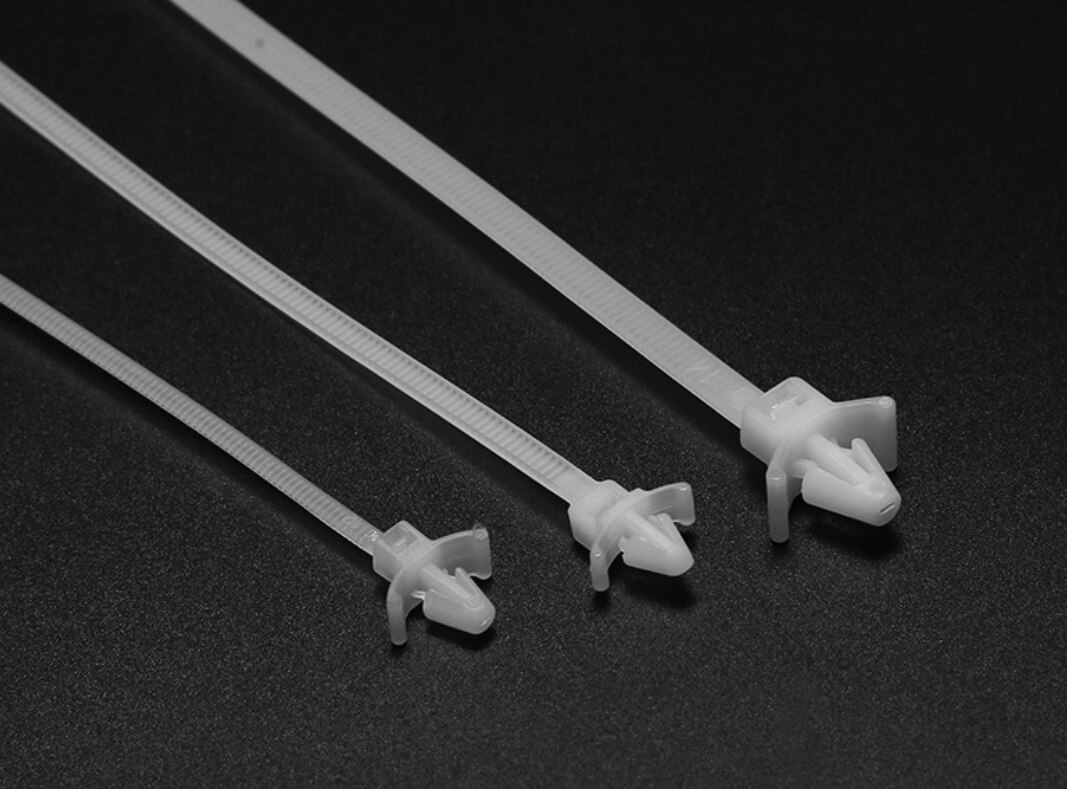 8 x 175 mm push mount trådbindere selvlåsende nylon kabel lynlås skrue push mount tråd binder loop wrap bundle ul rohs godkendt