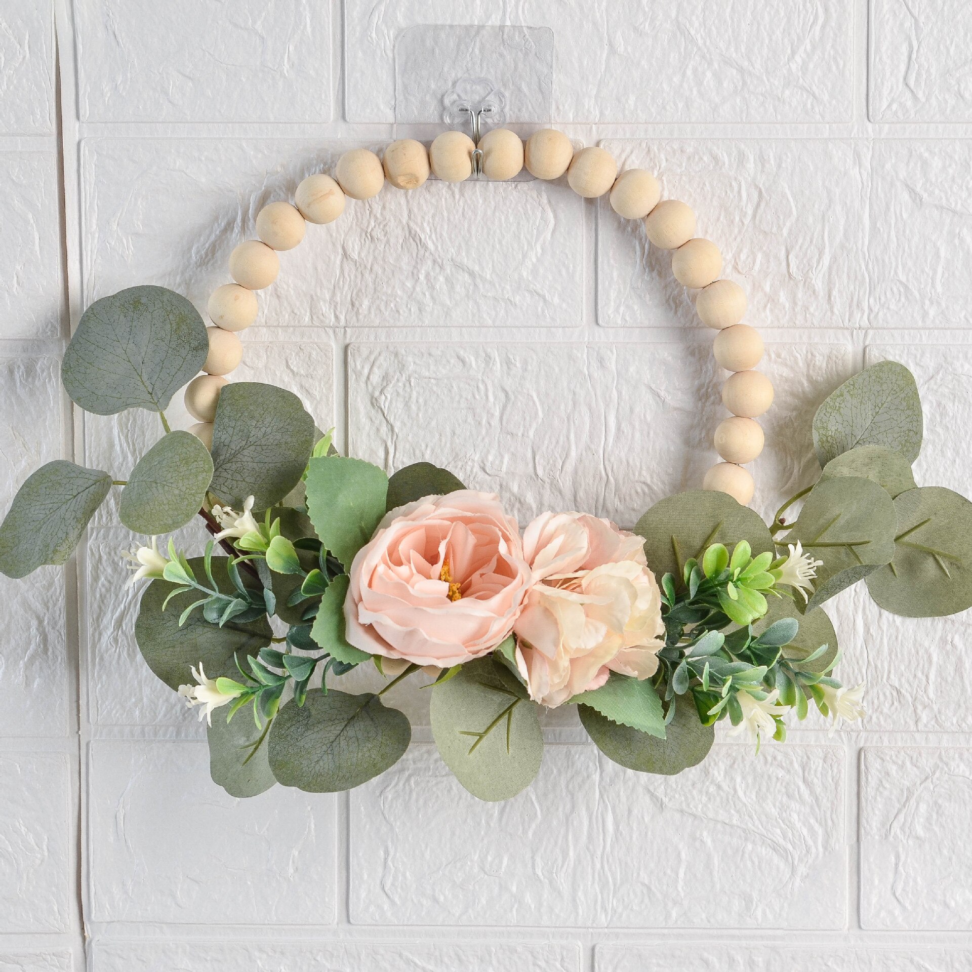 XXL lente/zomerkrans met madeliefjes en pioenrozen als decoratie voor de voordeur - Nederland XXL lente/zomerkrans met madeliefjes en pioenrozen als decoratie voor de voordeur - Nederland