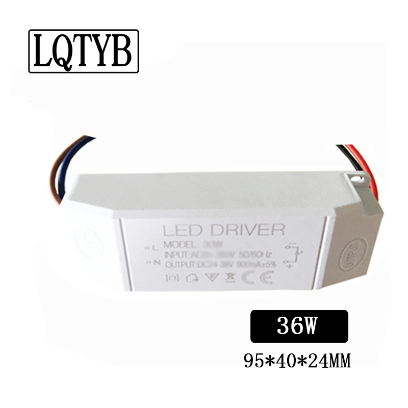 2 high-power LED driving power supplies Ceiling lamp spotlight driving power 3-36W isolated power supply