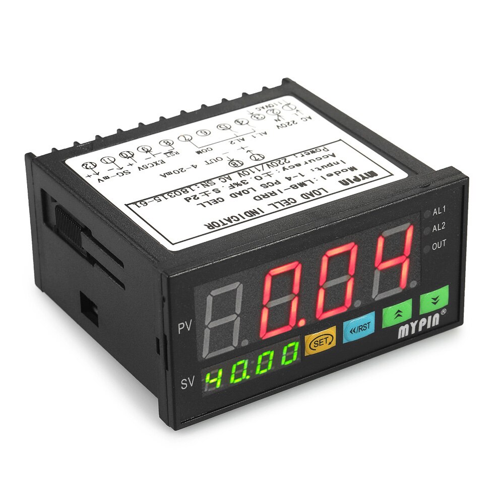 LED Gewicht Sensor Digitale Wägezelle Anzeige Mit Einem Gewicht Meter Wiegen Regler 1-4 zuletzt Zellen Signale Eingang Druck Sensor