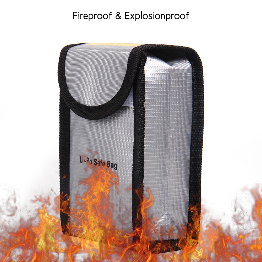 Kontor dokumentmappe brandsikker eksplosionssikker batterisikker taske bærbar varmebestandig pose taske batteriopladning & opbevaring