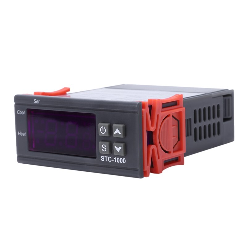 220v digitale stc -1000 temperatuurregelaar thermostaatregelaar + sensorsonde