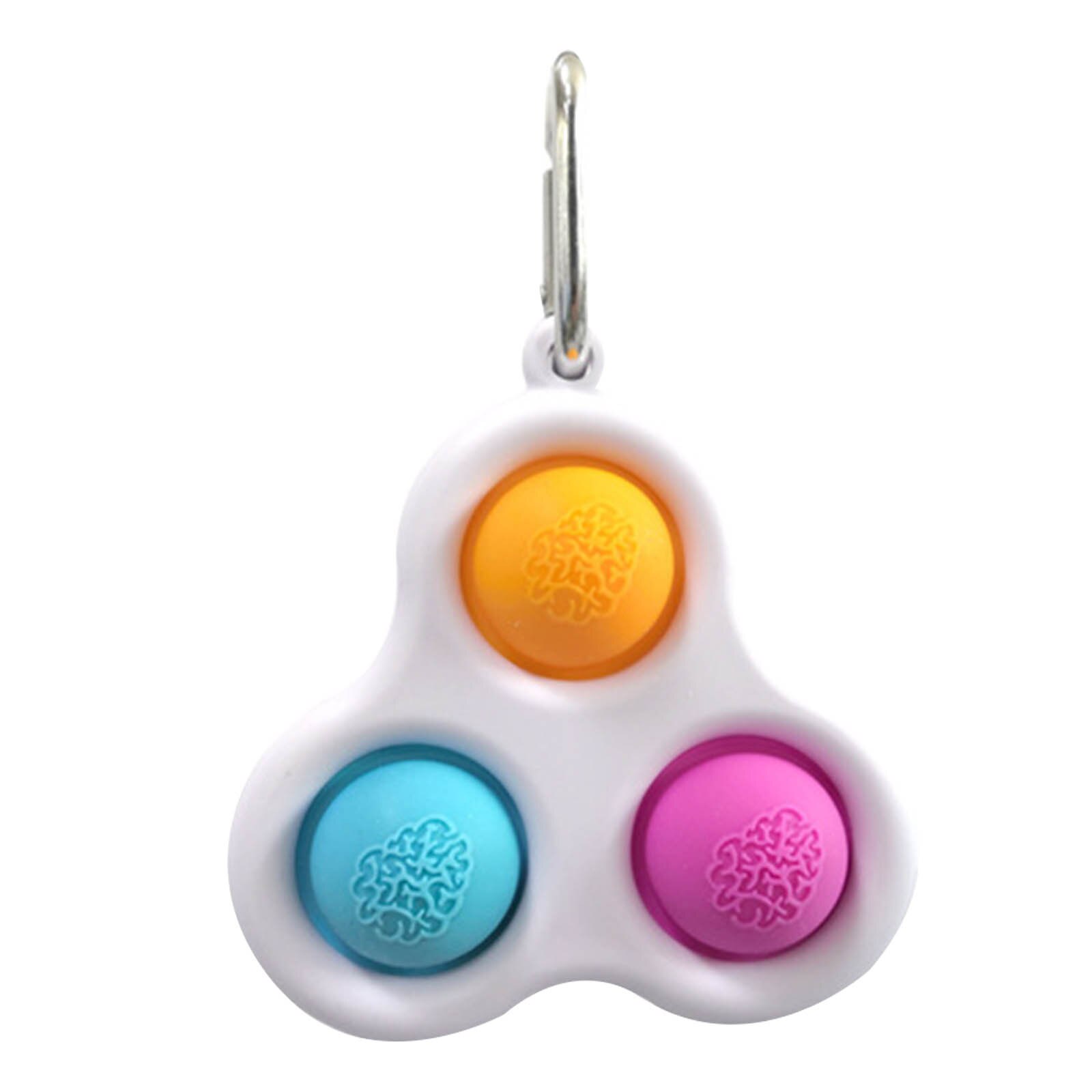Newest Fidget Simple Dimple Toy Fat Brain Toys Stress Relief Hand Fidget Toys For Kids Adults Early Educational Autism Toys: B