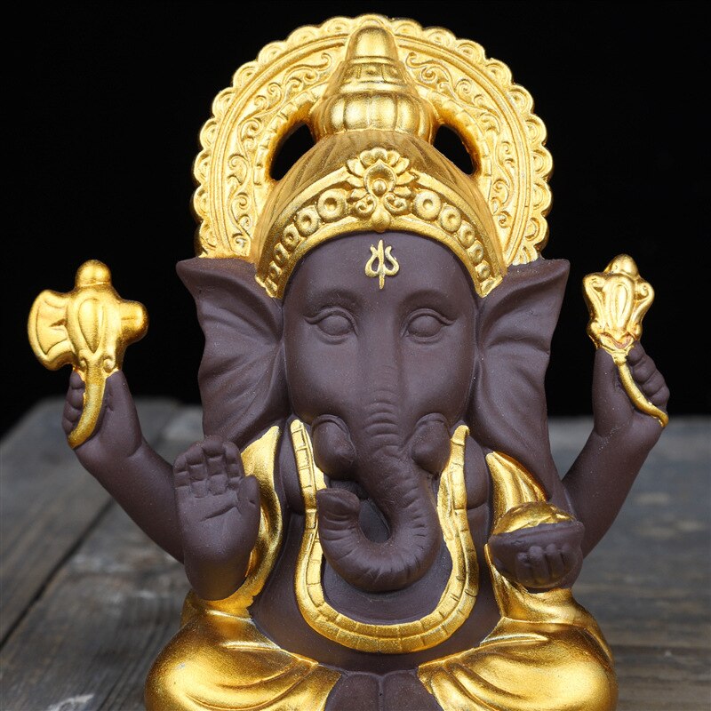 Ganesha ganisa keraamiset koristeet iso norsu jumala kaakkois -aasia thaimaa buddhalaisuus