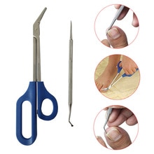 Long Handle Nail Clippers 2PC Scissors Nail Clippers Toenail Toe Ergonomic Care Pedicure Cutter Nails Tool 0418#30