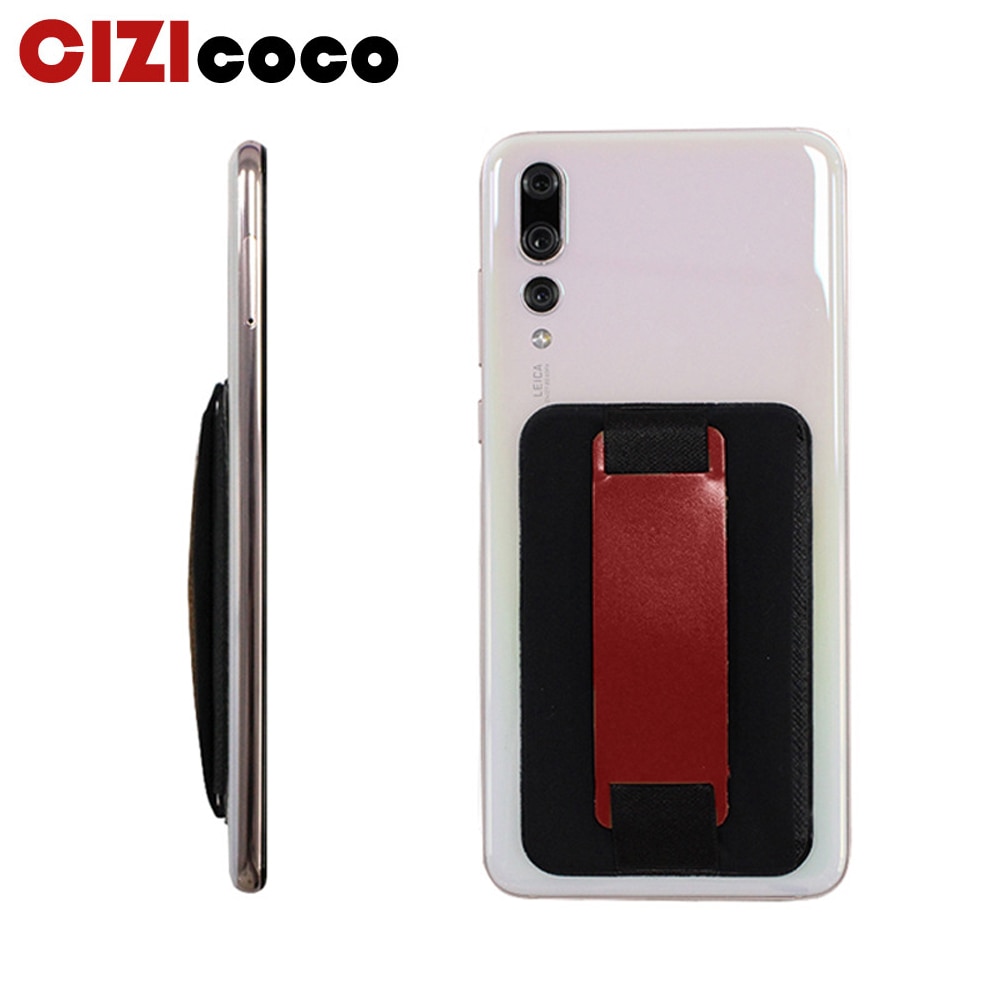 card holder Adhesive Sticker Mobile Phone Back Credit Card Holder Pouch For Cell Phone Support Card Case