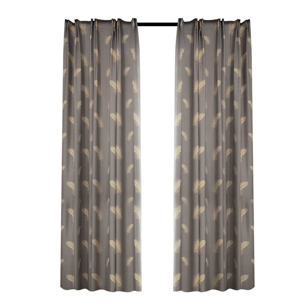 2 Panel Blackout Curtains for Living Room Modern Thermal Insulated Printed Drapes Window Curtains for Bedroom Kitchen Home Decor