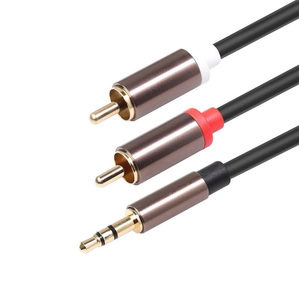 3.5Mm Naar 2rca Male Stereo Audio Cable Rca Hifi Audio Kabel Aux Rca Jack 3.5 Y Splitter Voor rca Kabel