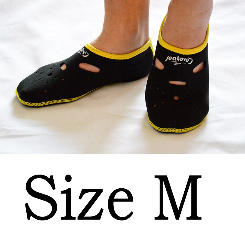 Calcetines de buceo de neopreno antideslizantes calcetín de playa natación surf neopreno para adultos: black M