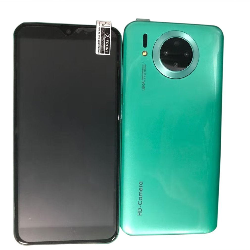 Mate33 Pro Smartphone with 512M+4GGB Large Memory 5.8 Inch Screen Support Face/Fingerprint Unlock Dual SIM Mobile Phones: US green