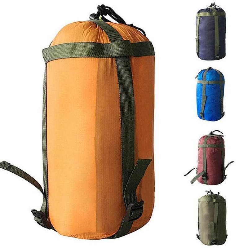 Im freien Wasserdichte Kompression Zeug Sack Bequem Leichte Schlafsack Lagerung paket Für Camping Reise drift Wandern