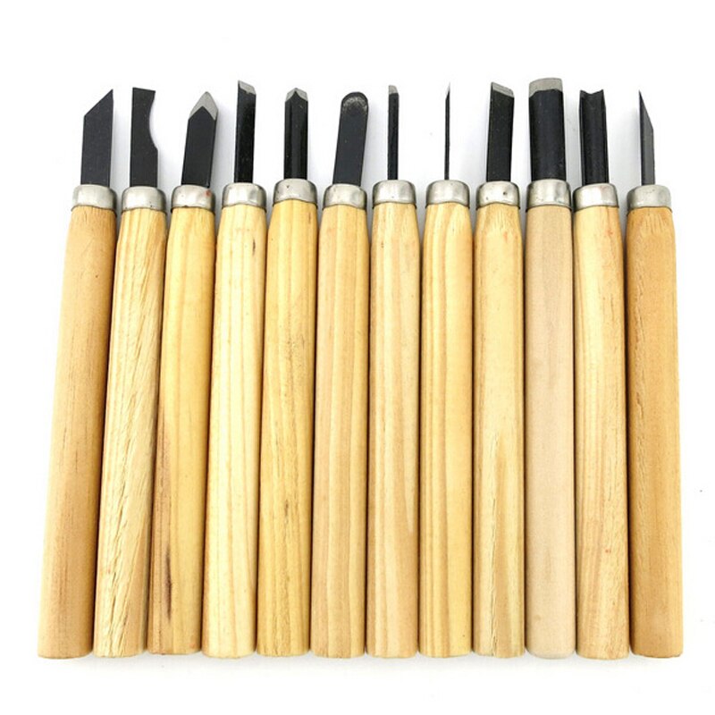 Stainless Steel Kitchen Accessories Vegetable Finger Guard Protector Gadgets For Personal Hand Safe Easy Cutting Cooking Tools: Carving knife 12pcs