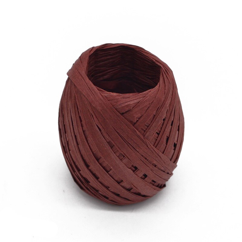 20M Papier Touw Raffia Lint Natuurlijke Kant Touw Geschenkdoos Wikkelen DIY Scrapbooking Ambachten Bruiloft Verjaardag Xmas Party Decoratie