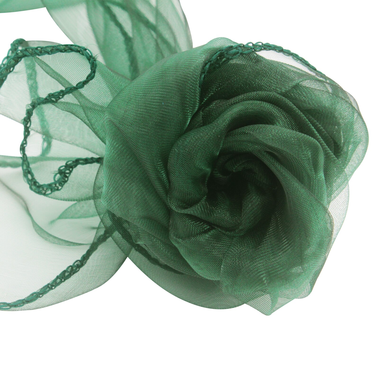 Organza stole skære sløjfe stole skære tyl til bryllup begivenheder & fest banket juledekoration mintgrøn