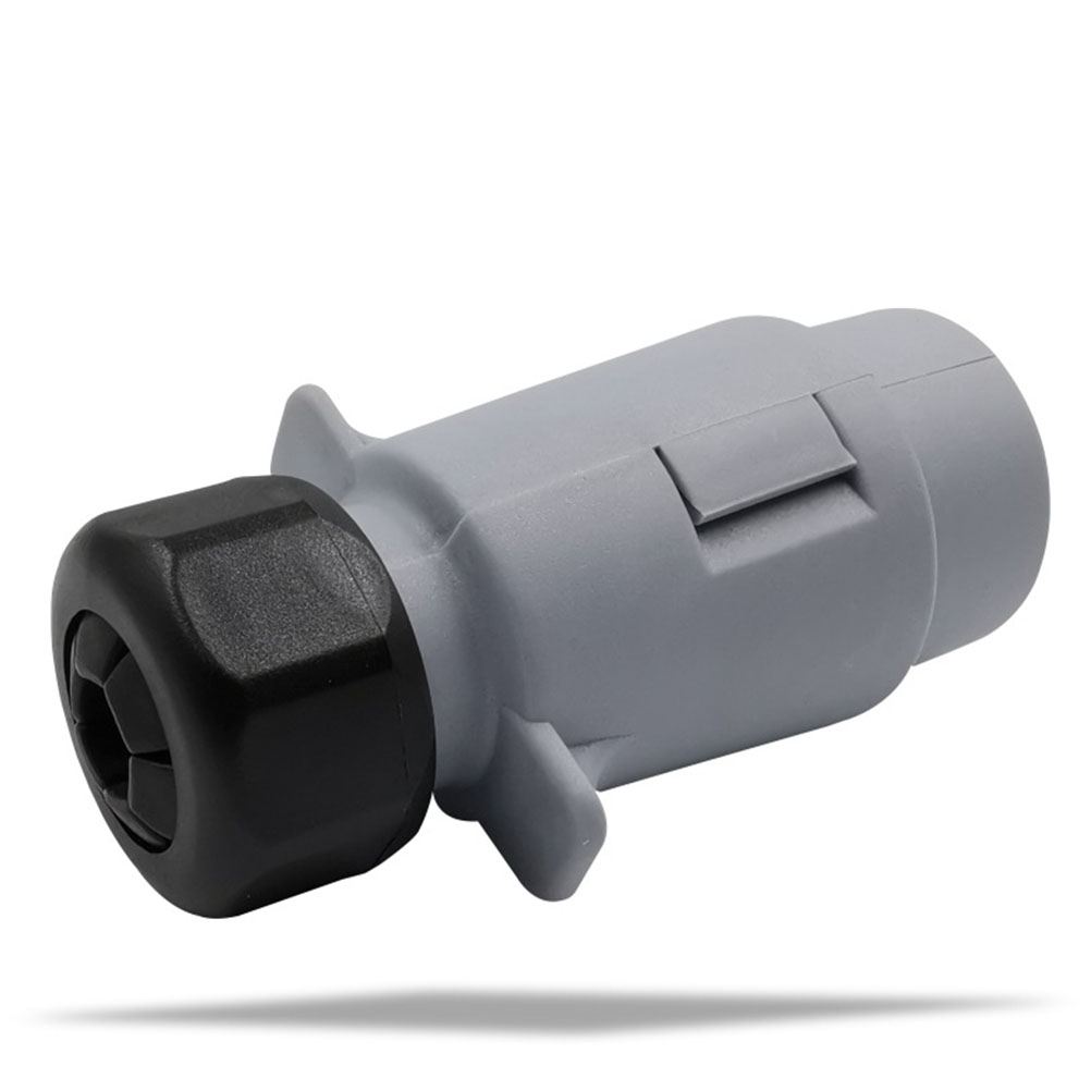 1Pcs Towing Plug Cross-shaped Nylon 7 Pin 12V Socket Plug Towing Plug Converter Adapter Blinker for Car Trailer A30