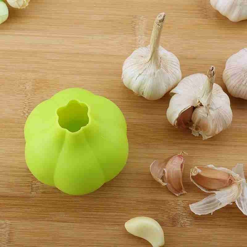 Silikon Knoblauch Schäler Kreative Gummi Lebensmittel Klasse Silikon Peeling Heimat Küche Knoblauch Knoblauch Weiche Werkzeuge Schäler Zubehör F7W4
