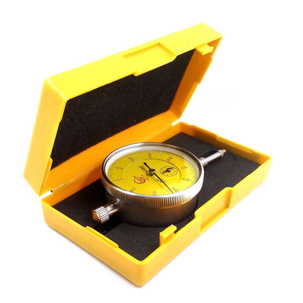 Dial Indicator Gauge 0-10mm Meter Precise 0.01Resolution Concentricity Test PTSP With Lug Back Measurement Gauge Micrometer