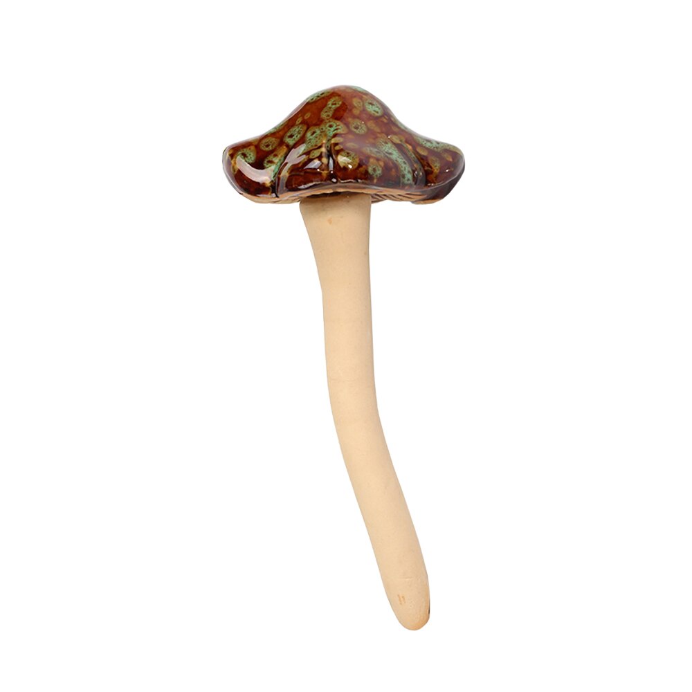 Garden Ornaments Ceramic Mushroom Craft Jewelry Succulent Flowerpot Decoration Office Desktop Garden Decoration Accessories: Type 4