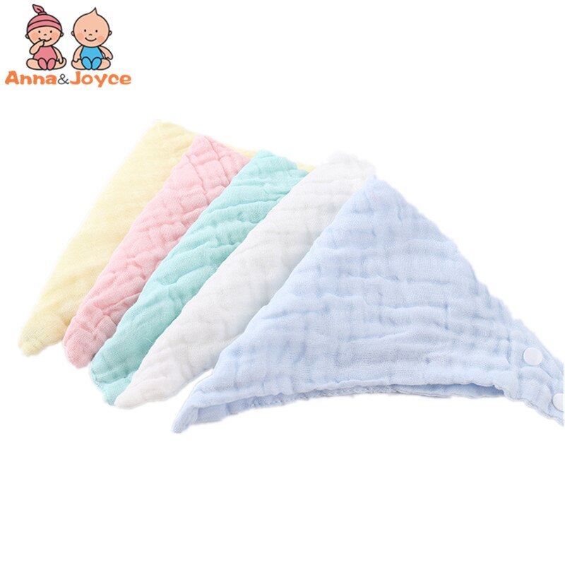 5 Stk/partij Baby Effen Sjaal Baby Katoen Gaas Snap Pasgeboren Gewassen Handdoek Slabbetjes