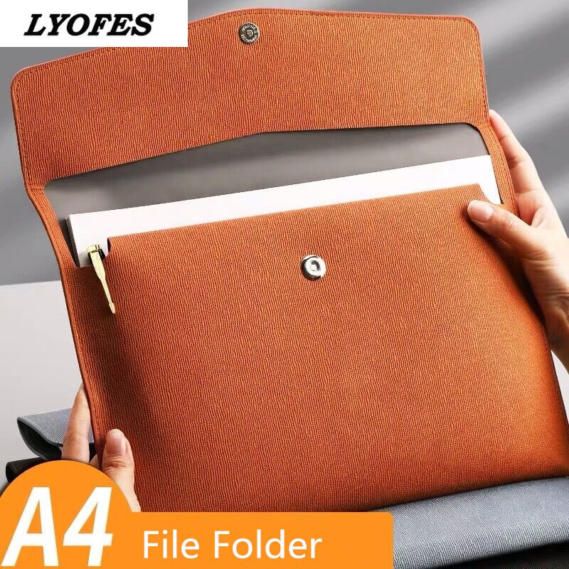 Waterproof A4 Fille Presentation Folder Document Papers Desk Organizer Storage Bag School Office Stationery Supplies