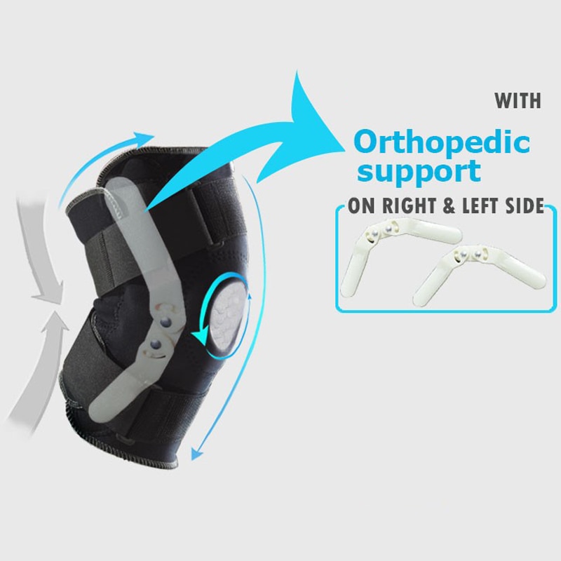 Rodilleras de soporte deportivo, Protector de piernas para hombres, rodillera de seguridad transpirable para ejercicio, rodilleras con correa y protectores de junta estabilizadora