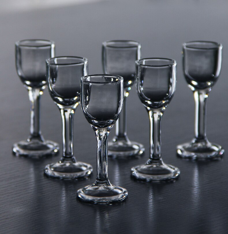 Gram Machine Wijnglazen Gemaakt Loodvrij Glas Voor Chinese Een Set Van 6 0.3/0.5 Liquor, 10Ml/15Ml Ouderwetse Glas Ronde