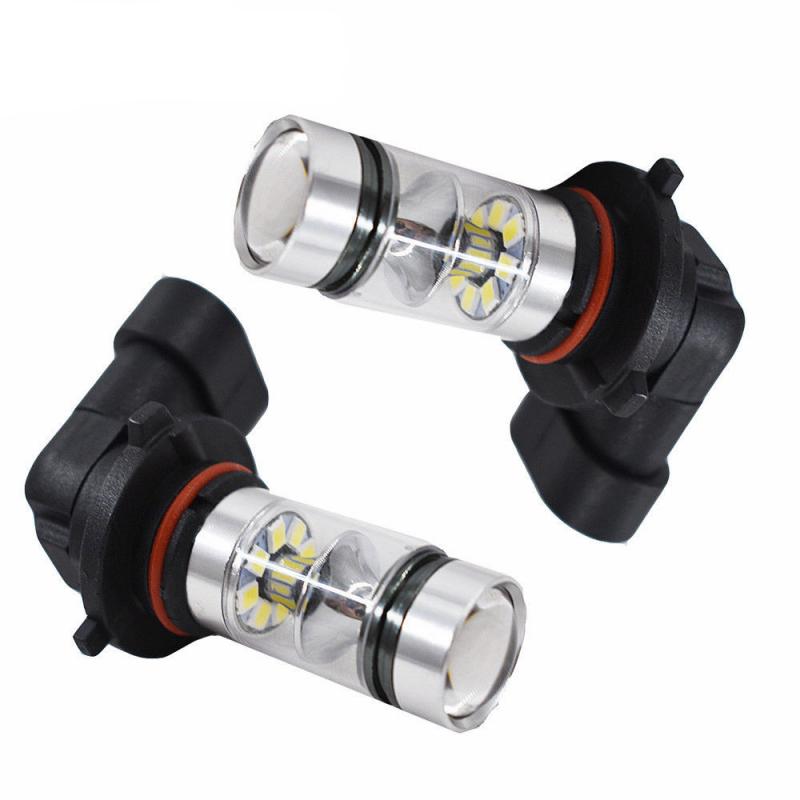 2x 9005 HB3 100W High Power LED 6000K White Fog Light Bulb Driving Lamp