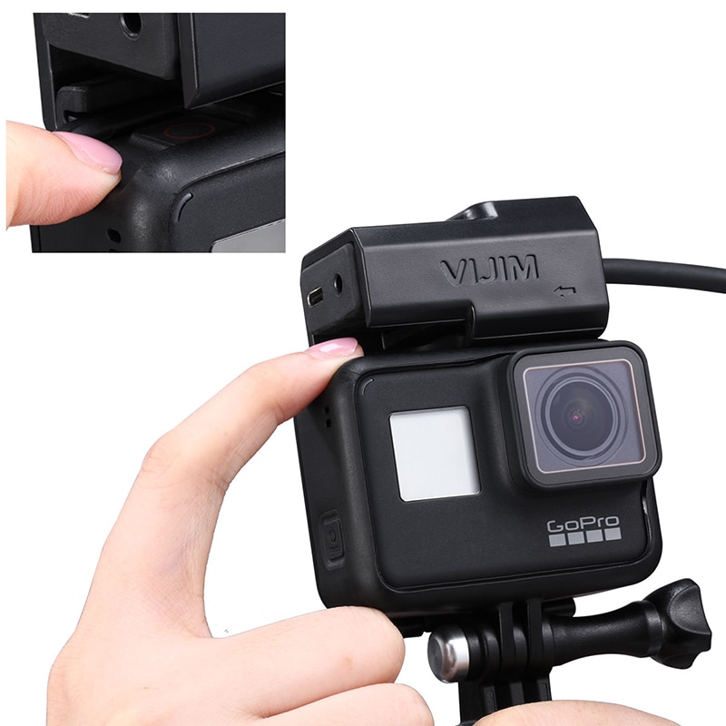 Vlog Microphone Mount Adapter for Gopro Hero Black 9 8 Max 7 6 5 Cold Shoe Extend Mount for Original Gopro Battery Mic Adapter