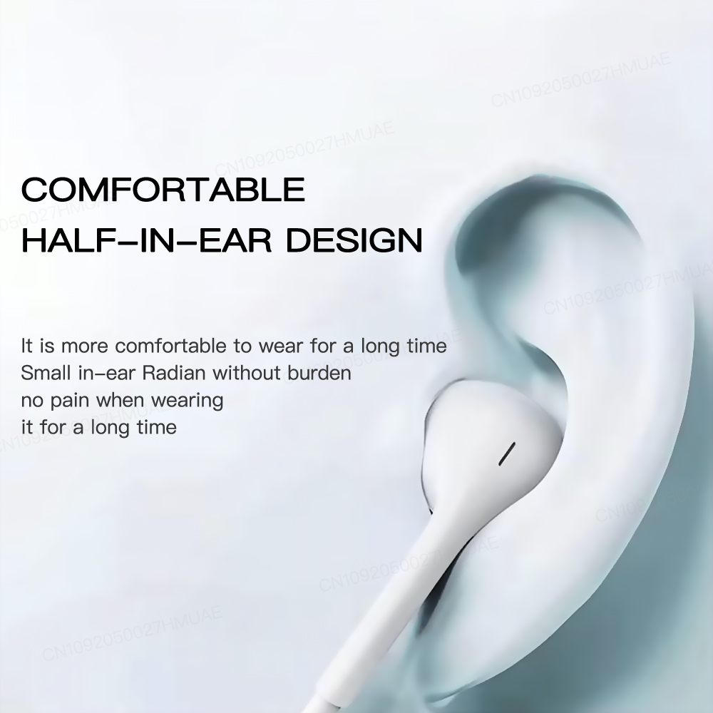 Original Headphones For Apple iPhone 16 15 Pro Max 14 13 12 11 USB-C Lightning Wired Earphones X XS XR 6 7 8 Plus In-Ear Earbuds
