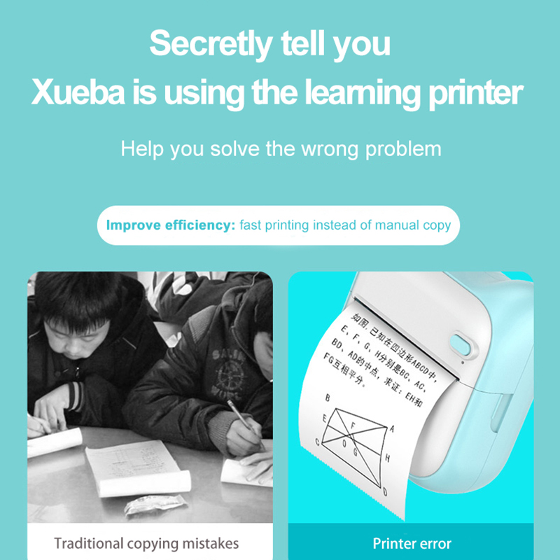 Mini Kat Printer Foto Pocket Thermische Printer Draadloze Bt Sluit Draagbare Printer 200Dpi Duidelijk 57Mm Afdrukken Android Ios