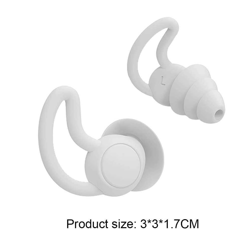 Silicone Sleeping Ear Plugs Sound Insulation Ear Protection Earplugs Anti-Noise Plugs for Travel Silicone Soft Noise Reduction